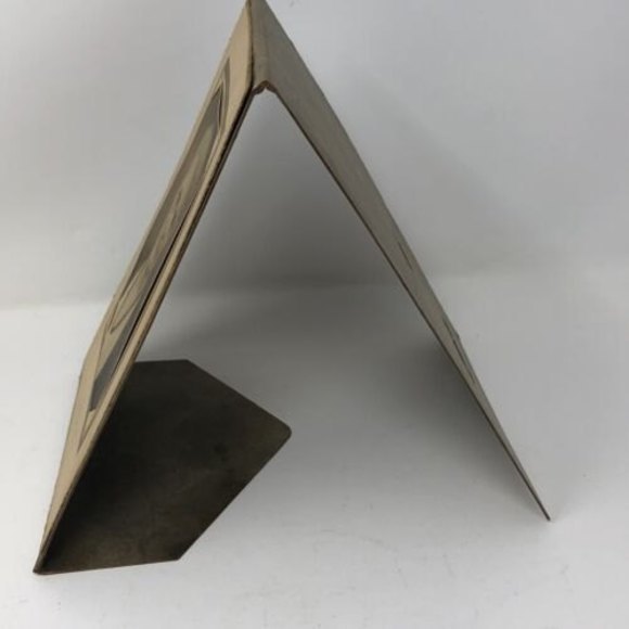 Vtg Portrait Photo 1932 Picture Colorized Print Cardboard Frame VanDyke‎ Studio - Picture 9 of 12